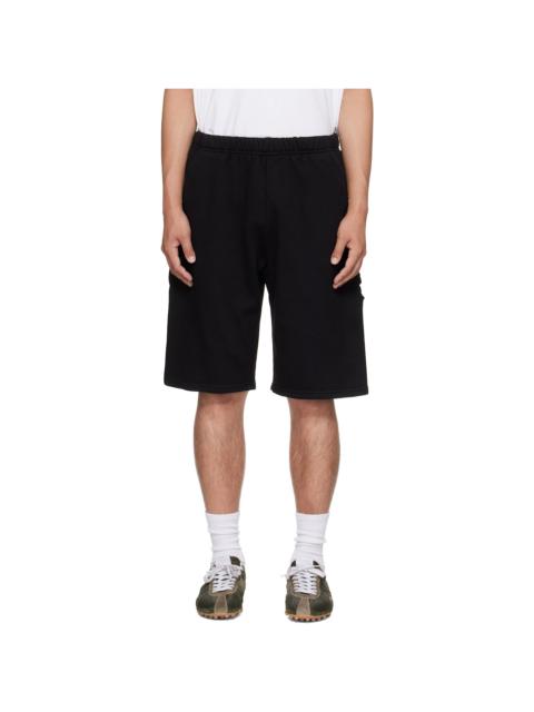 Black Heavyweight Utility Shorts