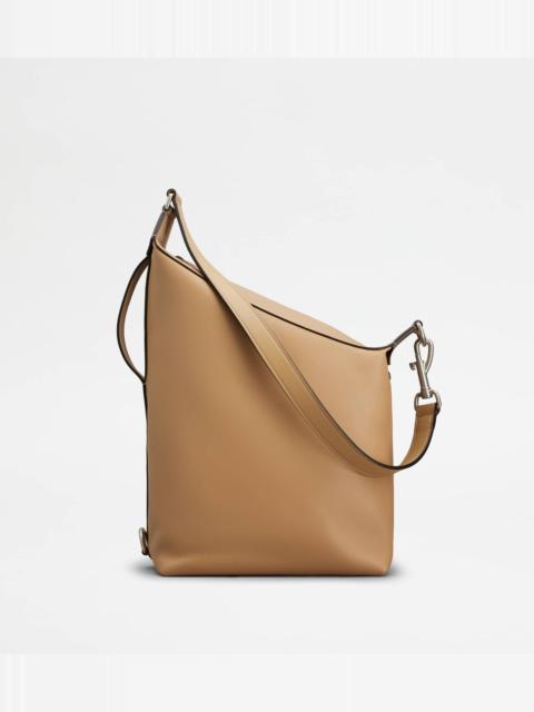 TOD’S MEDA BAG IN LEATHER SMALL - BEIGE
