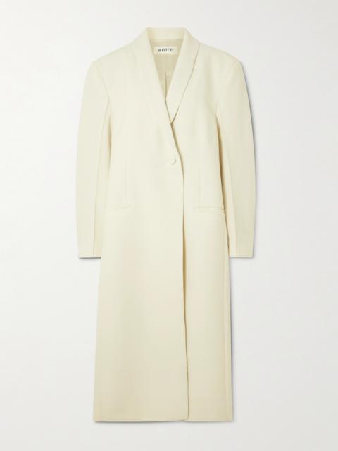 Signature Oversized Woven Coat