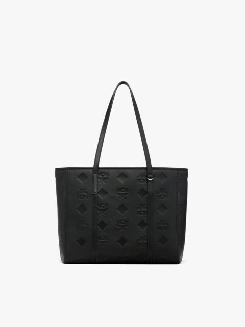 Toni Top-Zip Shopper in Maxi Monogram Leather