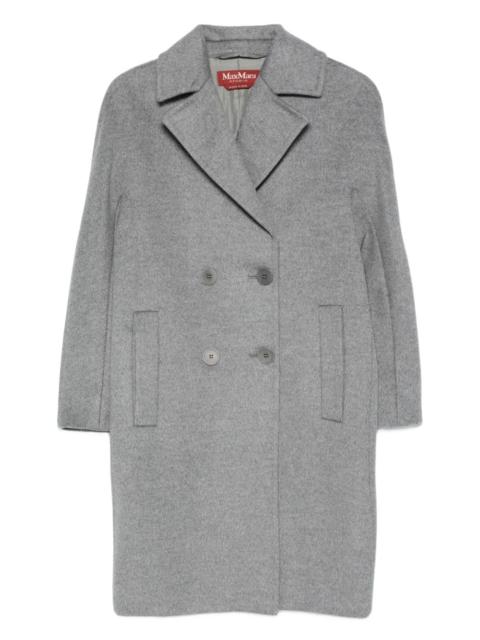 double-breasted wool coat