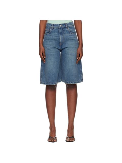 Blue Bermuda Denim Shorts
