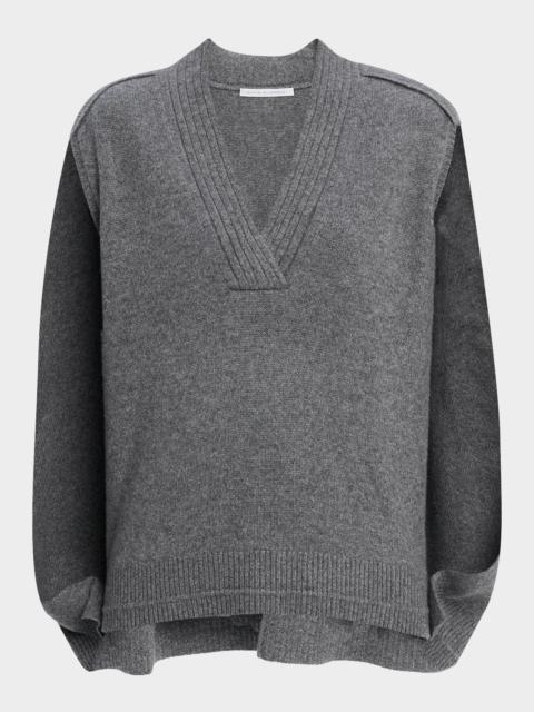 Wool and Cashmere Cocoon Cape