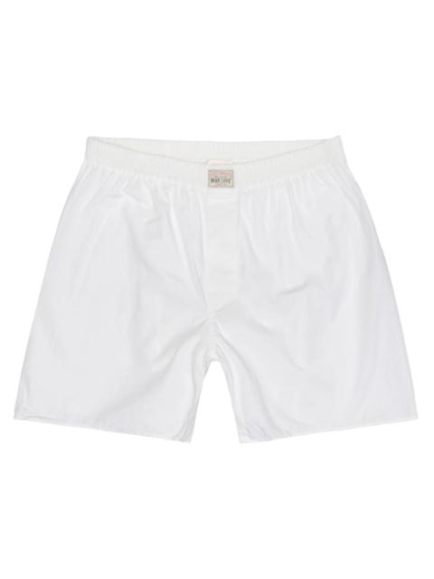 Stussy x Our Legacy Work Shop Boxer Short White Poplin