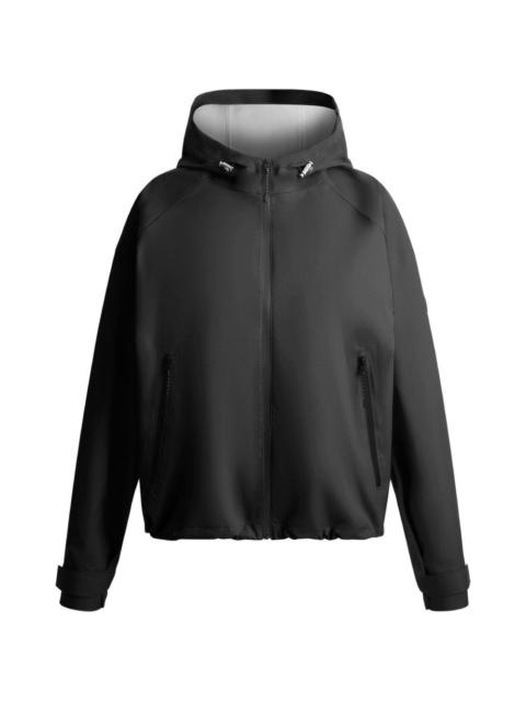 Syarane zip-up hooded jacket