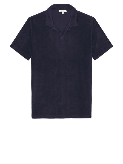 Towel Terry Johnny Collar Polo