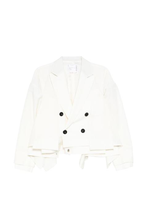 panelled blazer