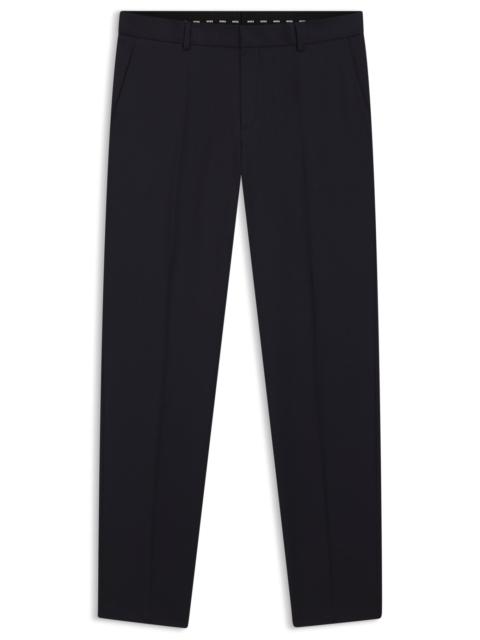 SLIM-FIT TROUSERS IN VIRGIN-WOOL SERGE