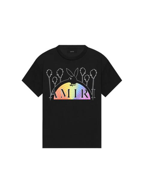 AMIRI Playboy Rainbow Tee Black
