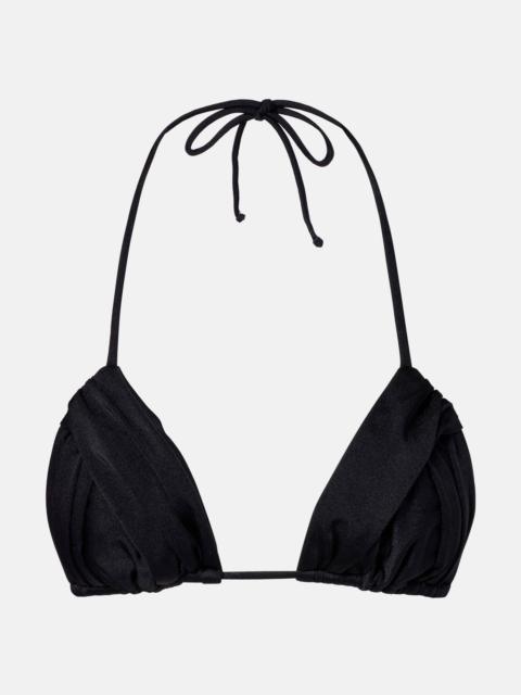 Jasmin draped bikini top