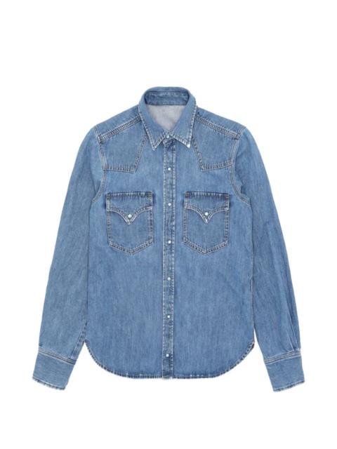 Wntex flap pocket western shirt