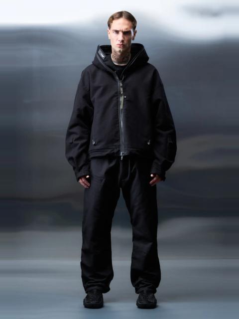 J79-KI Snorkel Hood Moleskin Jacket Black