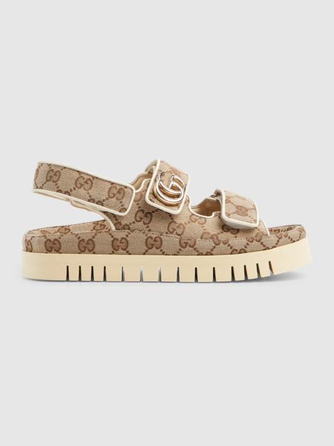 Women's sandal with Double G