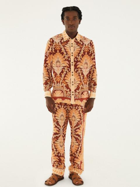 Red Wonderful Tapestry Pants