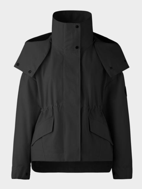 Olivine Oversized Jacket with Removable Hood