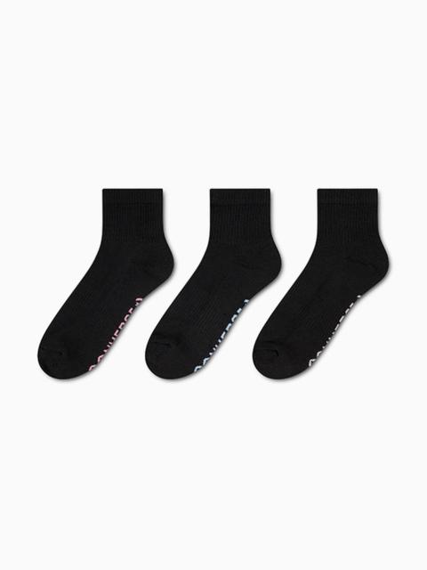 3-Pack Wordmark Quarter Socks