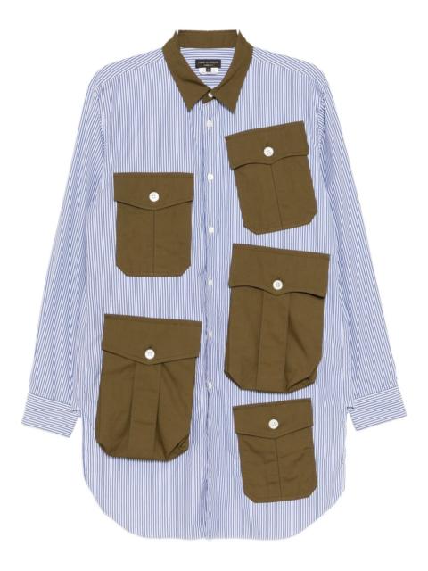 box-pleat pocket shirt