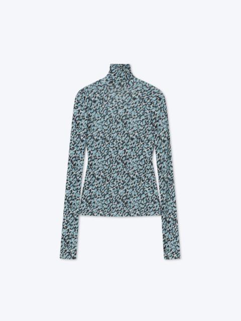 JOSA - Mesh roll neck - Ocelot sky blue