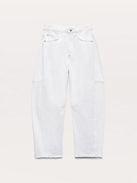 Charlie Ankle-Length Barrel Jeans
Lightweight Rigid Denim