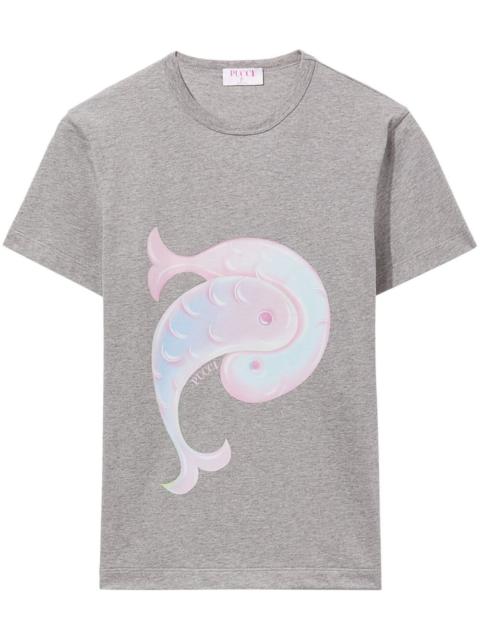 logo-print cotton T-shirt