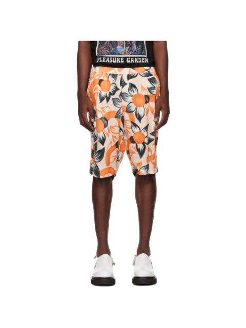 Orange Wildflower Pale Shorts