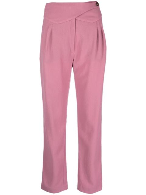 Cool & Easy pleat-detail virgin wool trousers