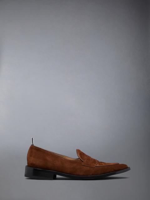 Suede Varsity Penny Loafer