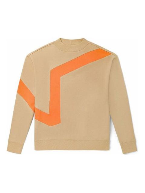 Vans Logo Printing Casual Sports Pullover Couple Style Khaki VN0A54NC7UE