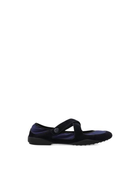 Romy round-toe strap ballet flats