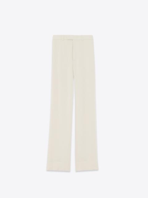 large pants in crepe satin