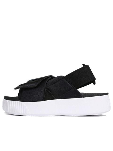 (WMNS) PUMA Platform Slide K 'Black' 367746-02