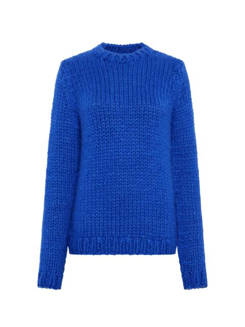 Poros Knit Sweater in Cobalt Cashmere