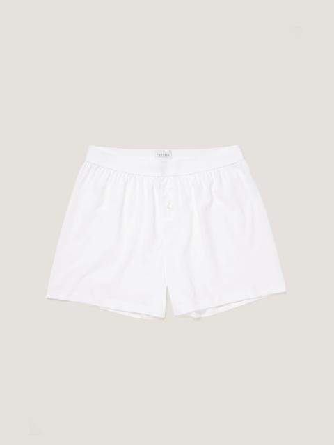 Superfine Cotton One‑Button Shorts