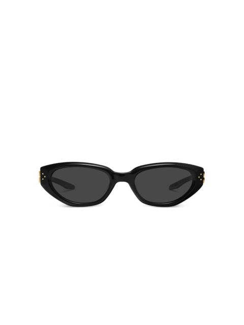 geometric-frame sunglasses