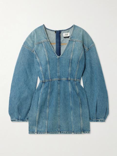 Darly Paneled Denim Mini Dress