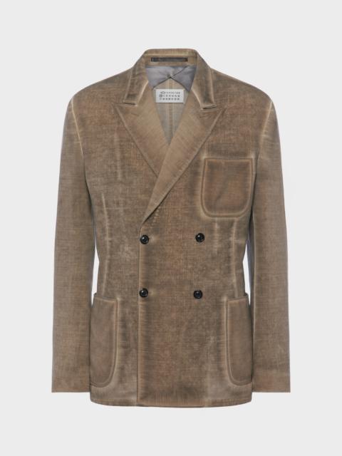 Wool double-breasted jacket