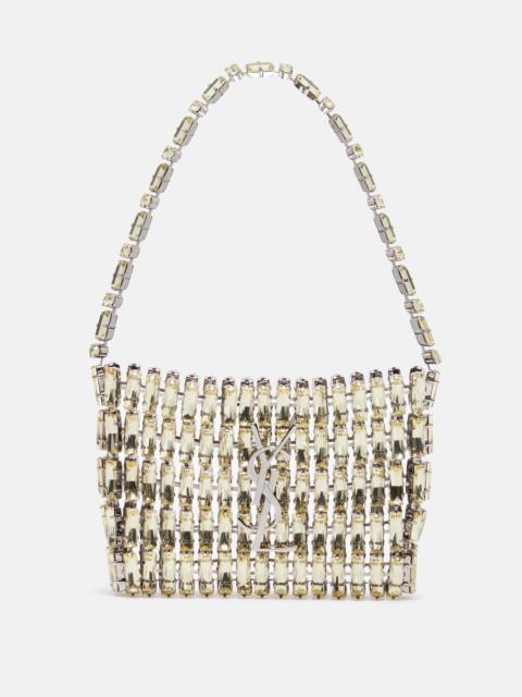 Cassandre Micro crystal-embellished clutch