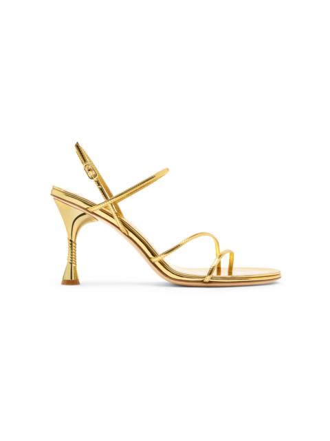 Helix Leather Sandals gold