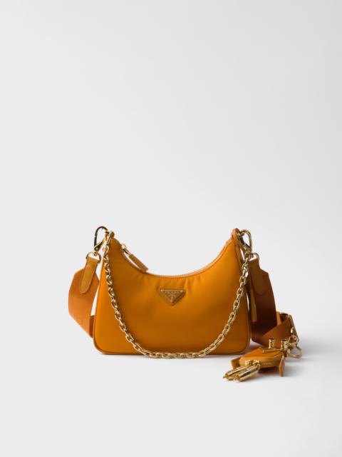 Prada Re-Edition 2005 Re-Nylon and Saffiano leather bag with charm