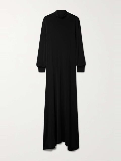 Richie stretch-jersey turtleneck maxi dress