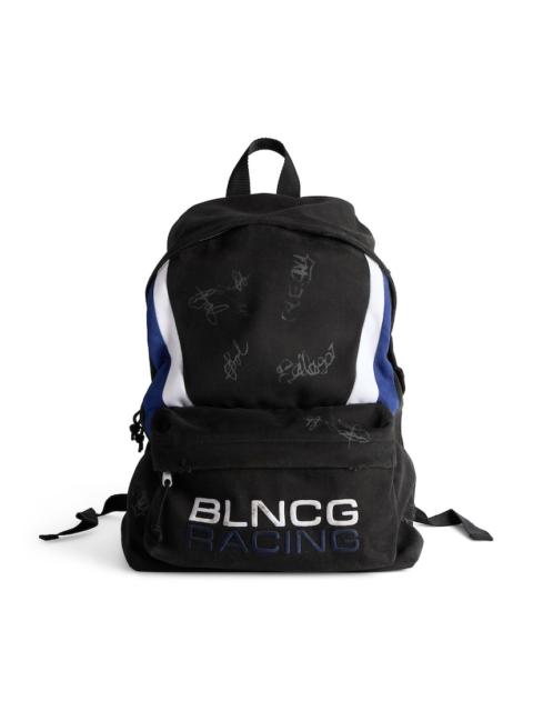 Men's Explorer Backpack in Black/blue/white