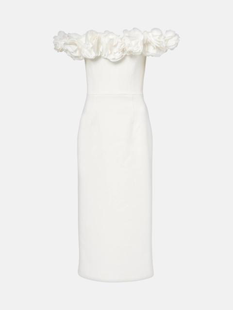 Bridal off-shoulder minidress