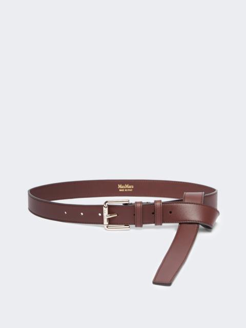 NEWBUCKLE35LONG Leather belt