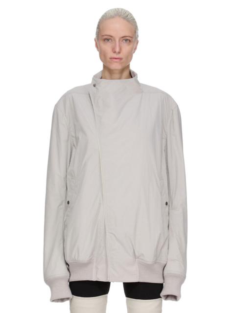 Rick Owens Hollywood Leopard Print Trench Coat in Pearl at Nordstrom