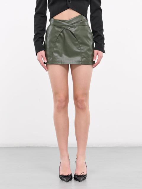 Vegan Leather Mini Skirt