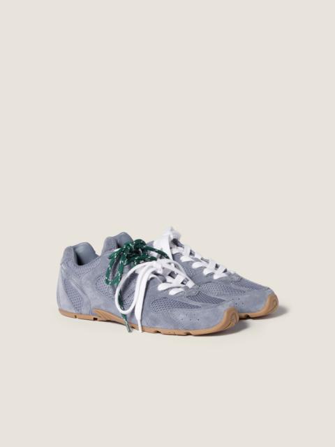 New Balance X Miu Miu 530 SL suede and mesh sneakers