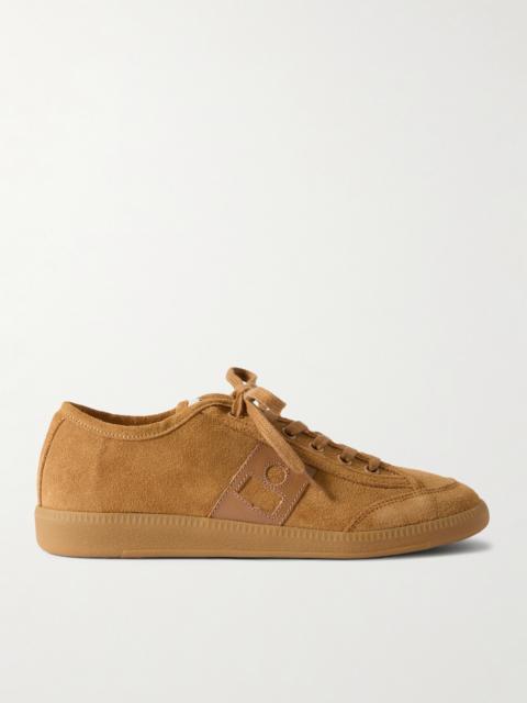 Klyce Leather-trimmed Suede Sneakers