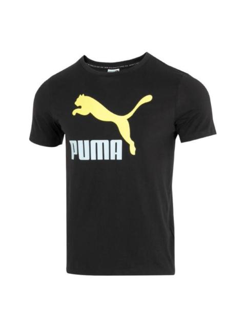PUMA Classics Logo T-shirt 'Black' 621980-74