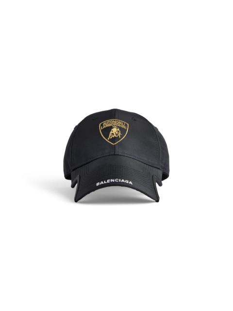 Men's Balenciaga I Automobili Lamborghini Cap in Black