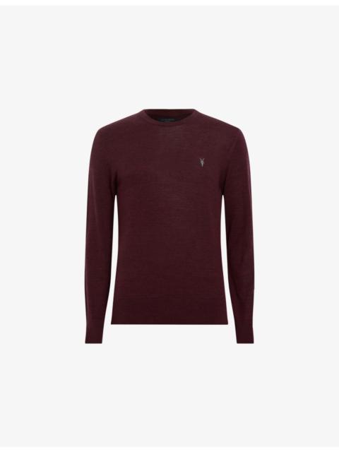 Mode Merino marl-pattern wool crew jumper